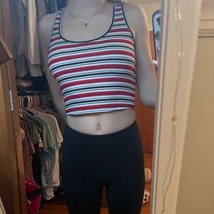 Striped crop top